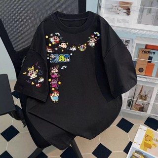 ✨【จัดส่งภายใน 24 ชั่วโมง】แขนสั้น เสื้อยืด oversize เสื้อยืดผ…