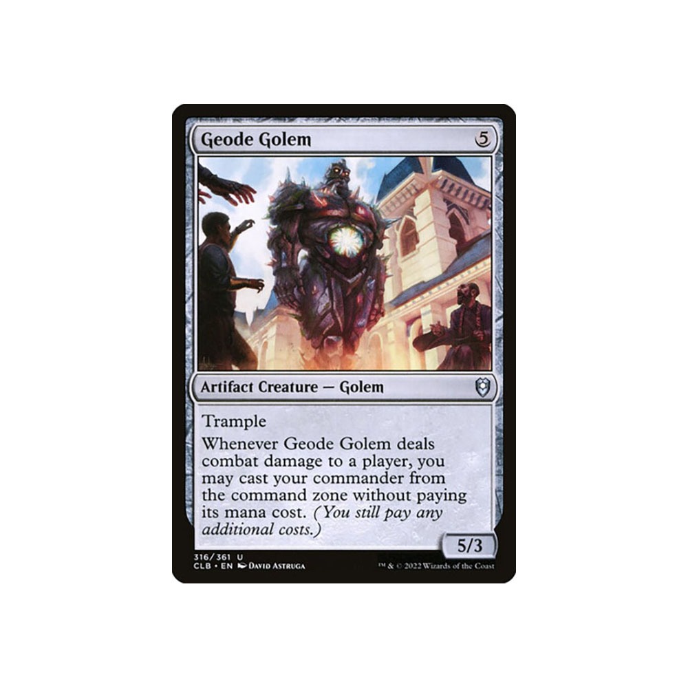 [MTG] Geode Golem [CLB] [ARTIFACT] [U] - Magic the Gathering SINGLES