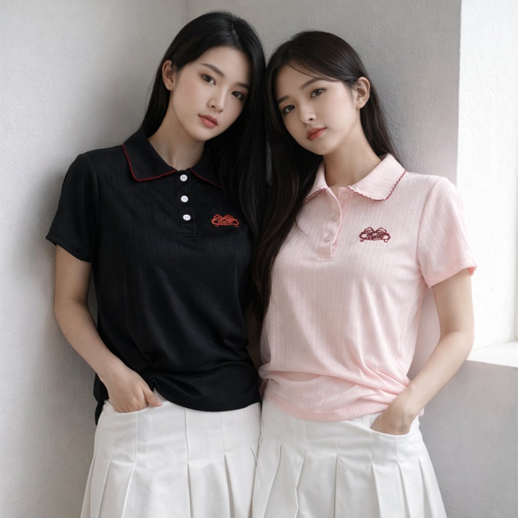 【การจัดส่งคลังสินค้าไทย】ผอมเพรียว，ผู้หญิงเสื้อยืด，รุ่นล่าสุด，เสื้อผู้หญิงแขนสั้น，เสื้อยืดไหล่แขนสั้นสไตล์เกาหลีสไตล์วิทย