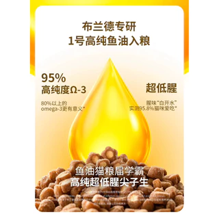 Bright - Fish Oil Complete & Balanced อาหารแมวมื้อหลักสูตรผสมปลา ออยล์ความบริสุทธิ์สูง 400g