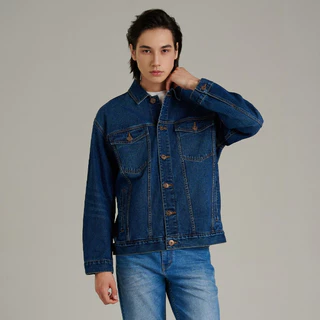 Mc JEANS (แม็คยีนส์) เสื้อแจ็คเก็ตยีนส์ผู้ชาย เสื้อแจ็คเก็ตยีนส์ ทรงรีแลค มีให้เลือก 2 สี MJAZ052