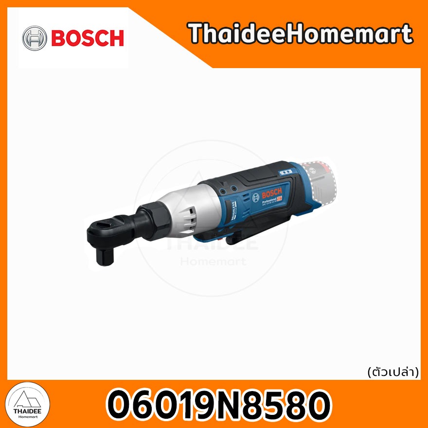 BOSCH ประแจบล็อกด้ามฟรี 1/2" คอสั้น 12V GRC 12V-60 1/2 SN (ตัวเปล่า) 06019N8580 รับประกันศูนย์ 1 ปี