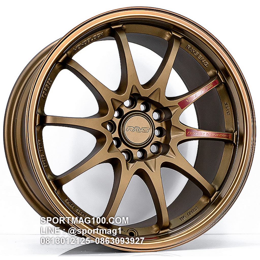 ล้อแม็กซ์ TKR CE28 ขอบ18นิ้ว 5รู100/114.3 สีทองแดง กว้าง8.5นิ้ว Offset35 [22799]