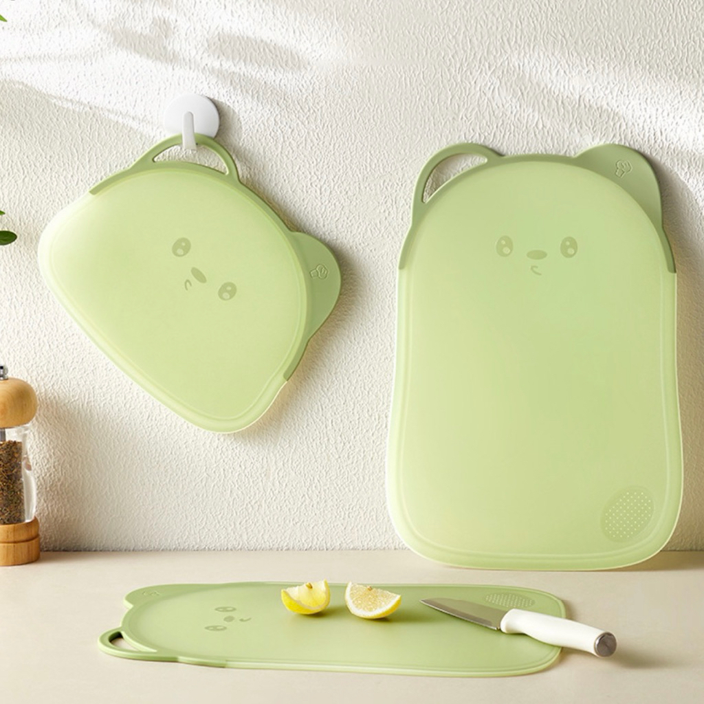 เขียงหั่นผัก ผลไม้ เขียงพลาสติก อเนกประสงค์ pp+TPR ขนาดใหญ่ มี 2 Size ให้เลือก - รูปที่ 7