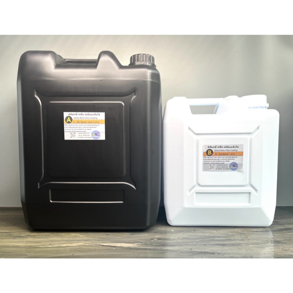 Epoxy resin เคลือบแข็งใส ชุดแกลลอนใหญ่ 20 กก.