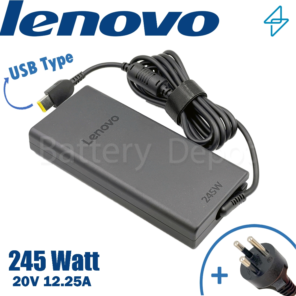 Lenovo Adapter ของแท้ (สำหรับ Lenovo Legion 5 15IRX10 / ADL245SLC3A / ADL245SDC3A) 245W USB สายชาร์จ