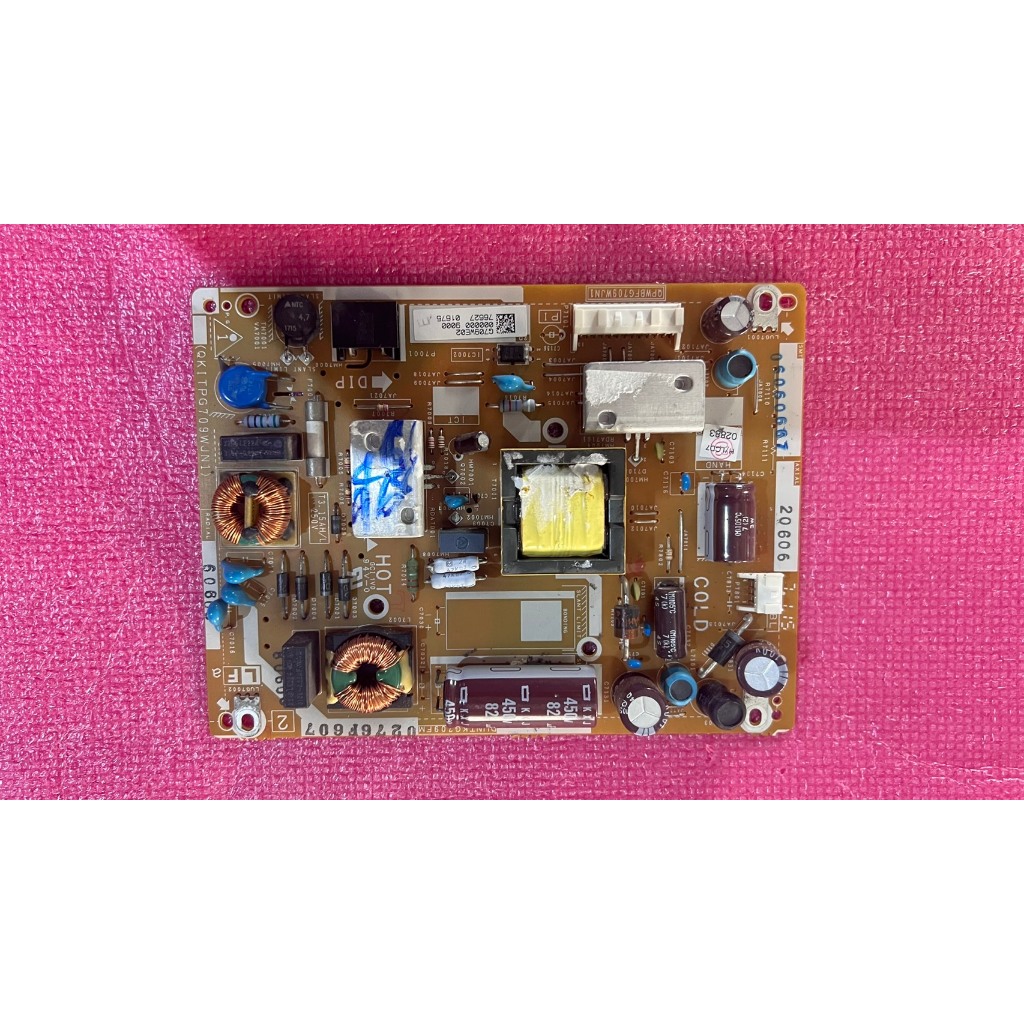 มือสอง บอร์ดซัพพลาย ชาร์ป sharp รุ่น LC-32LE280X 2T-C32BD1X 32le280 พาร์ท DUNTKG709FM02
