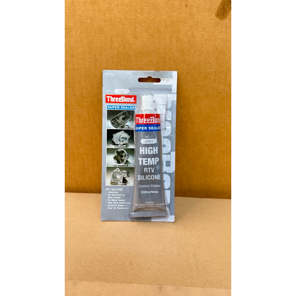 ThreeBond ทรีบอนด์ ของแท้100% ThreeBond Super Sealer No.1 สีเทา (85g) กาวทาประเก็น ทนความร้อนสูง เกรดพรีเมียม ราคา ถูกที่สุด ดีลบีเคเค แกลเลอรีภาพที่ 5