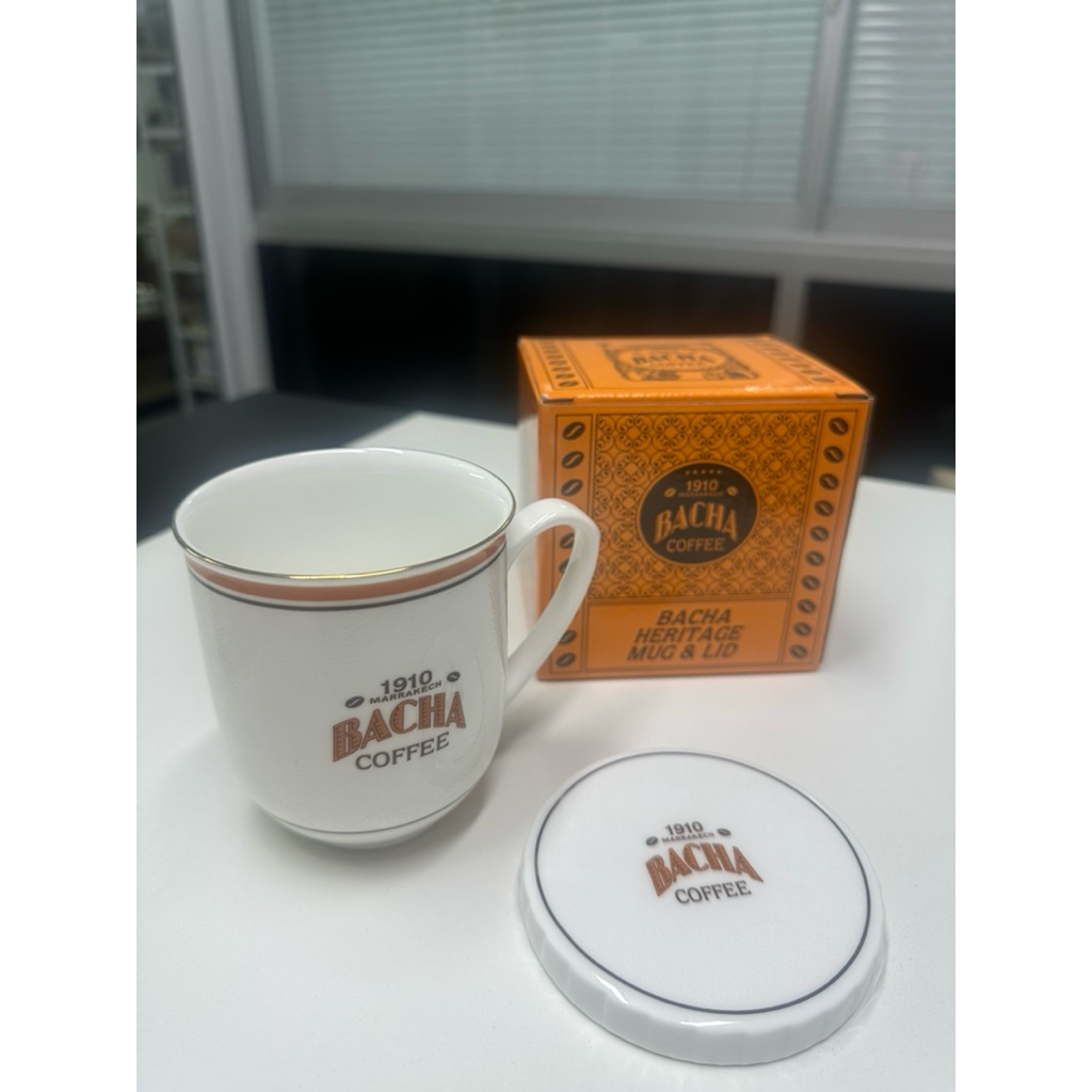 NEW แก้วกาแฟพร้อมฝาปิด Bacha Coffee 1910 Mug with lid