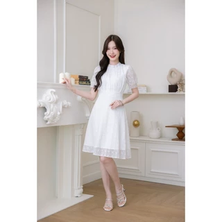 505-01-02คอสูงชีฟองญี่ปุ่นดำและขาว