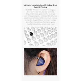 [ประกันศูนย์ไทย] Cozoy D1 หูฟัง IEMs ให้คุณสัมผัสถึงความบริสุทธิ์ของดนตรีด้วยความผิดเพี้ยนที่ต่ำมาก