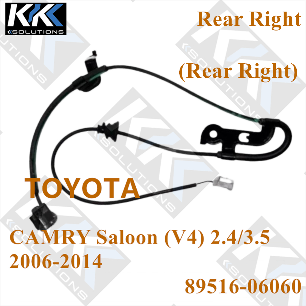 [Kksolutions] เซนเซอร์ ABS (ด้านหลังขวา) 89516-06060 โตโยต้า CAMRY AVALON 2006-2014 2AZ-FE 2GR-FE คุ