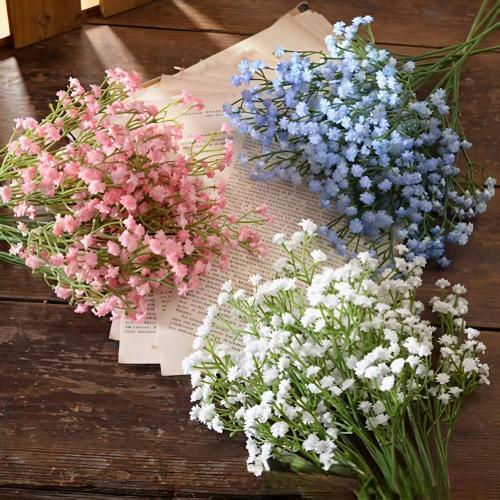 Simulated green plants, aquatic plants, starry sky, orchids, artificial plastic decorations, fake fl