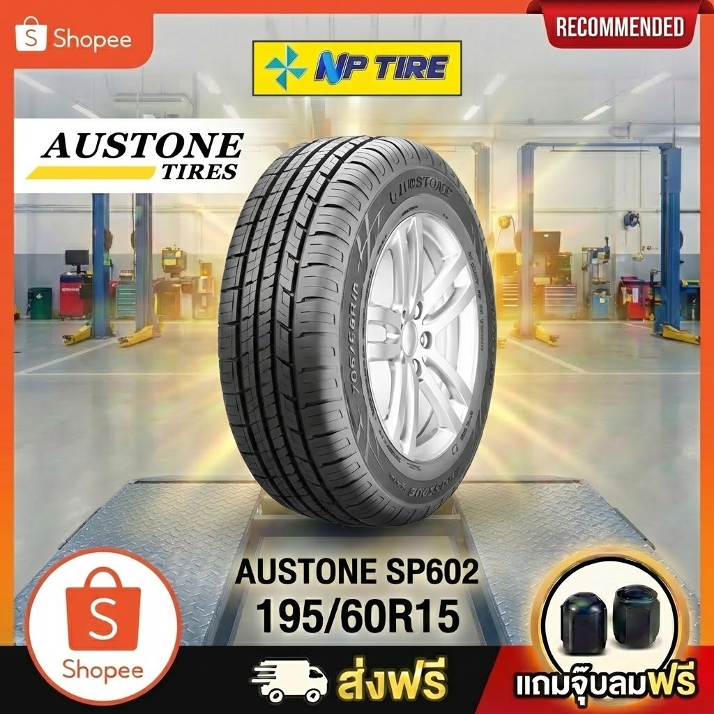 ยาง 195/60R15 AUSTONE SP602  ราคาต่อเส้น ปี 2025