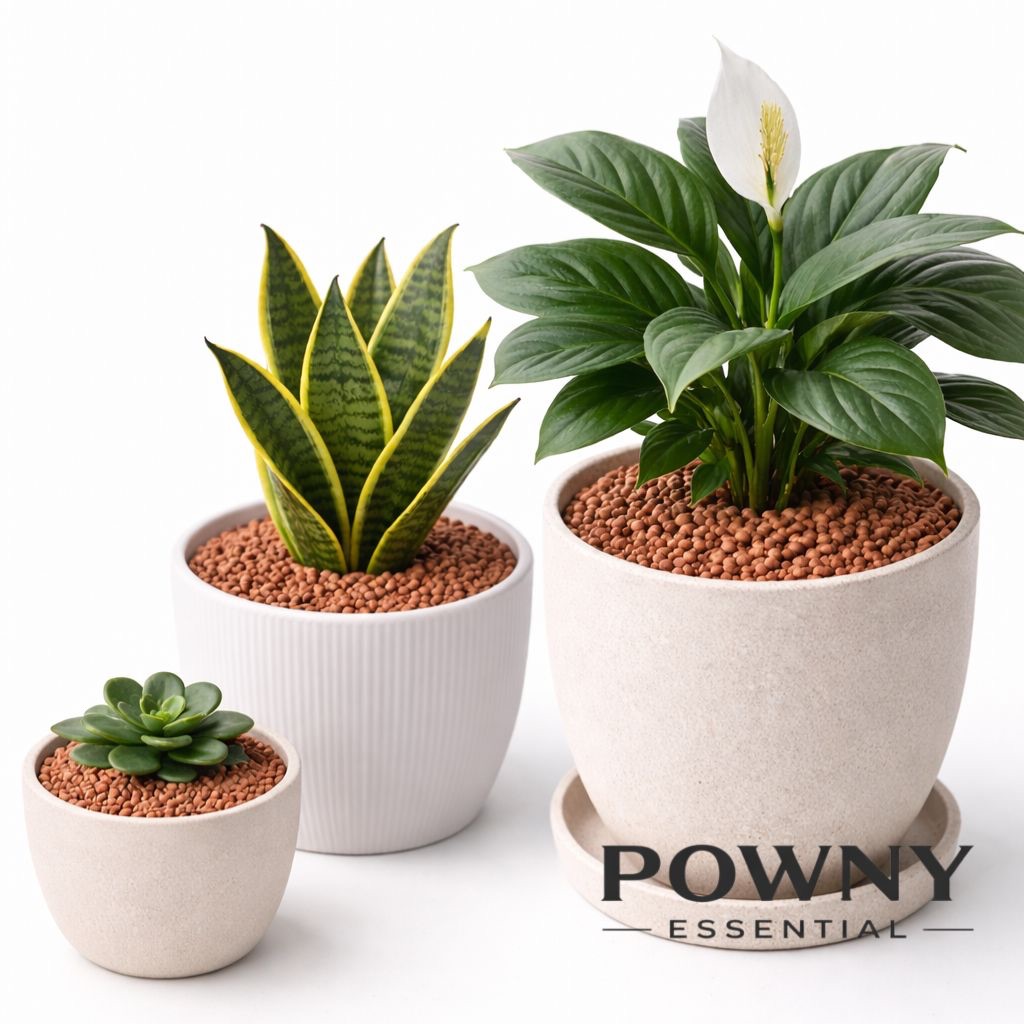 เม็ดดินเผา popper ดินเผา มวลเบา 1 ลิตร ป๊อปเปอร์ popper S M L XL XXL หินโรยหน้า โรยหน้ากระถาง - รูปที่ 2