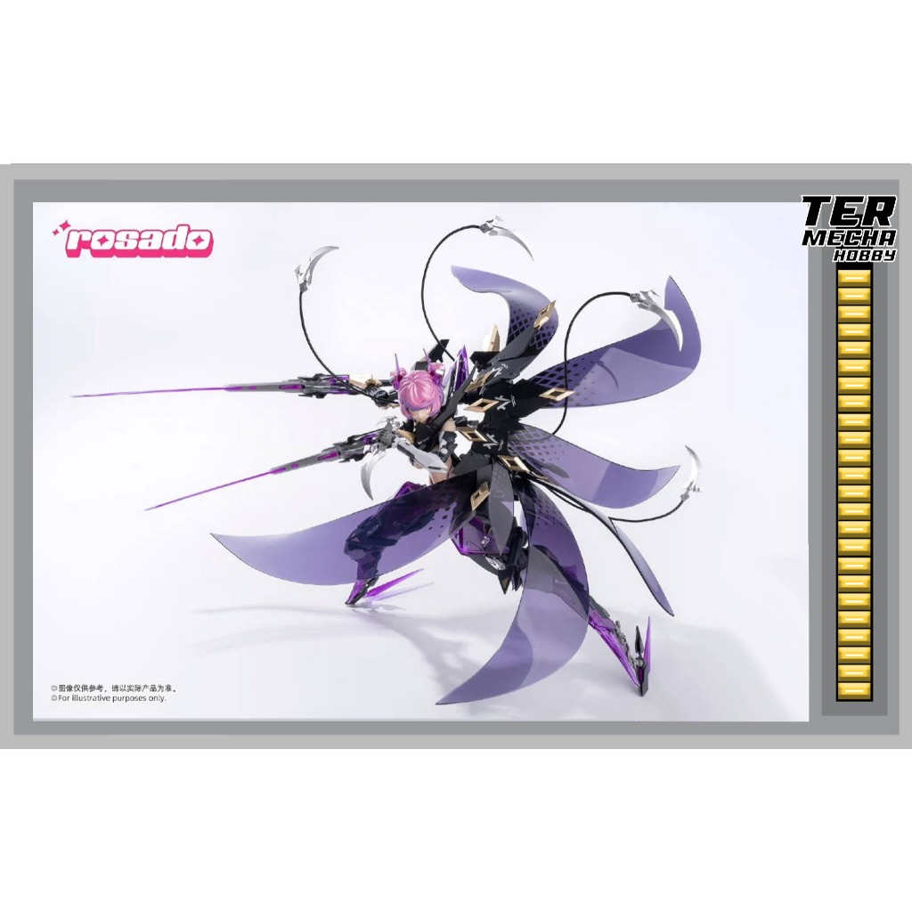 ROSADO RS-02 Star Flower Black Iris