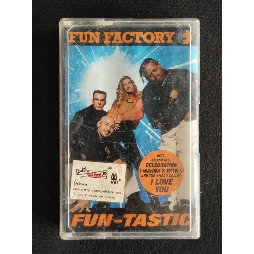 เทปคาสเซ็ท เพลงสากล ยุค 70' 80' 90' / Fun Factory - Fun - tastic  เทปลิขสิทธิ์