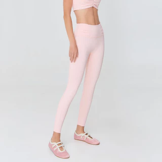 Janesuda x Wakingbee Grace Tights เลกกิ้ง ออกกำลังกาย เอวสูง ดีเทลจับย่น ผ้า "CoolFit" เย็น แห้งไว กันยูวี