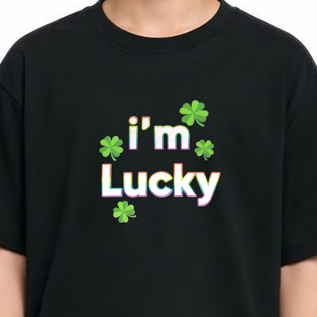 เสื้อยืด i'm Lucky ฉันโชคดี