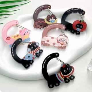 พร้อมส่งจากไทย! พวงกุญแจ Charm พวงกุญแจตะขอ พวงกุญแจห้อยตุ๊กตา พวงกุญแจห้อยCharm คอลสัตว์เลี้ยงเพื่อนรัก เป็นงานอะคริลิค