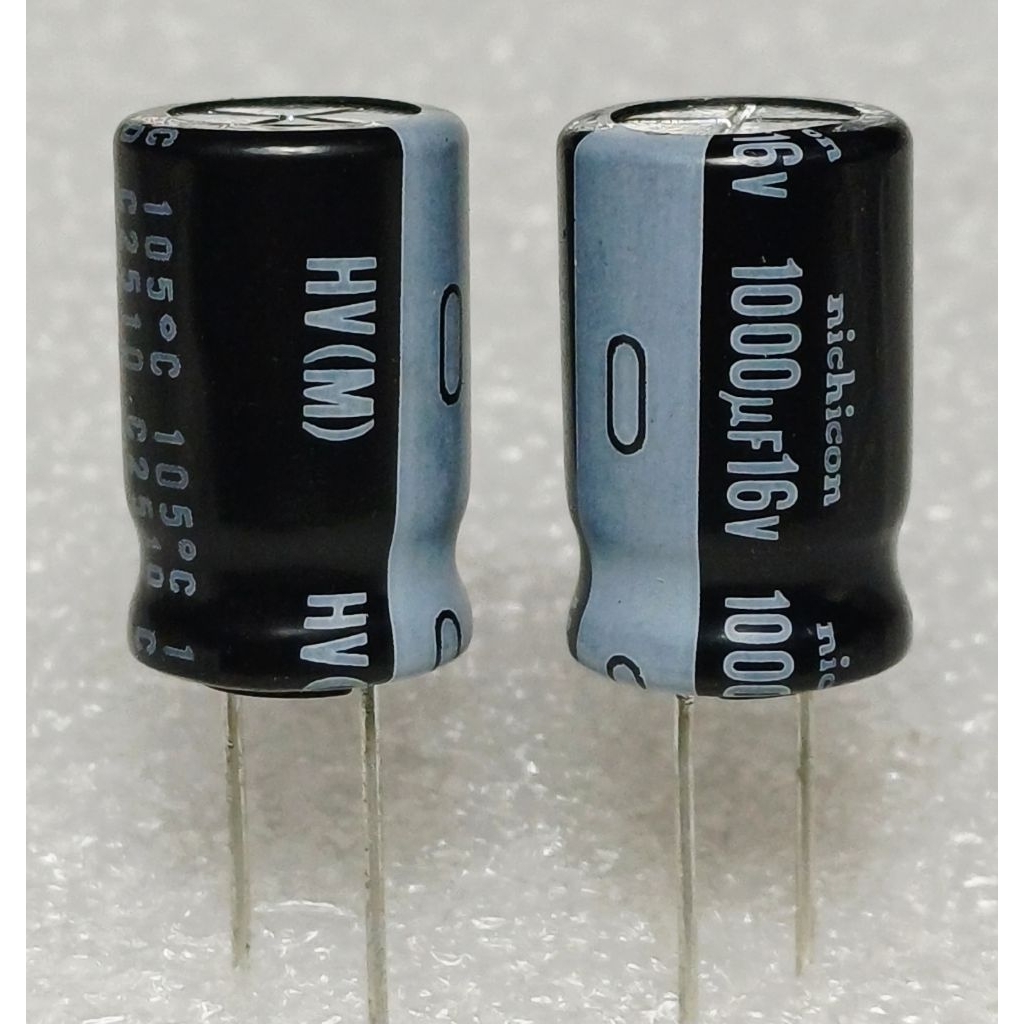 Nichicon HV 1000uf 16v capacitor ตัวเก็บประจุ คาปาซิเตอร์