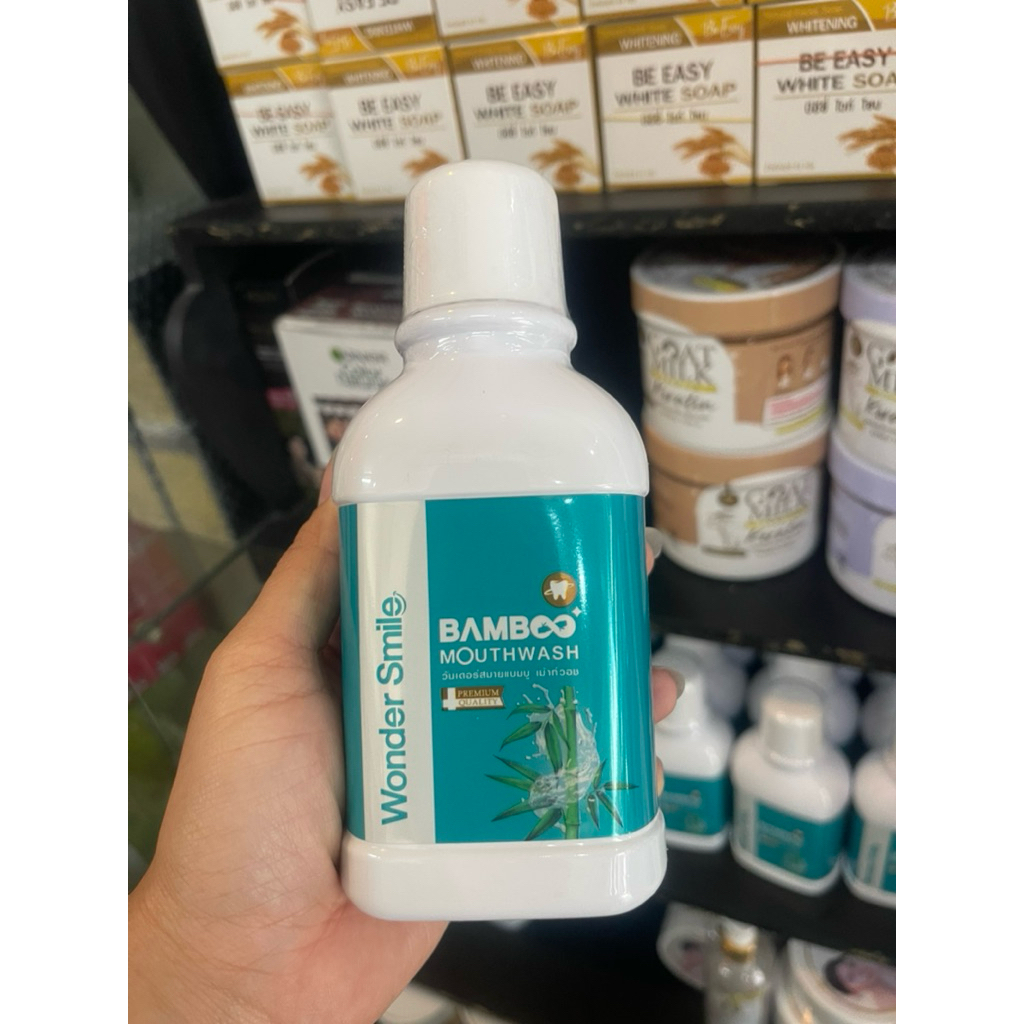 Wonder Smile Bamboo Mouthwash 300 ml. น้ำยาบ้วนปาก