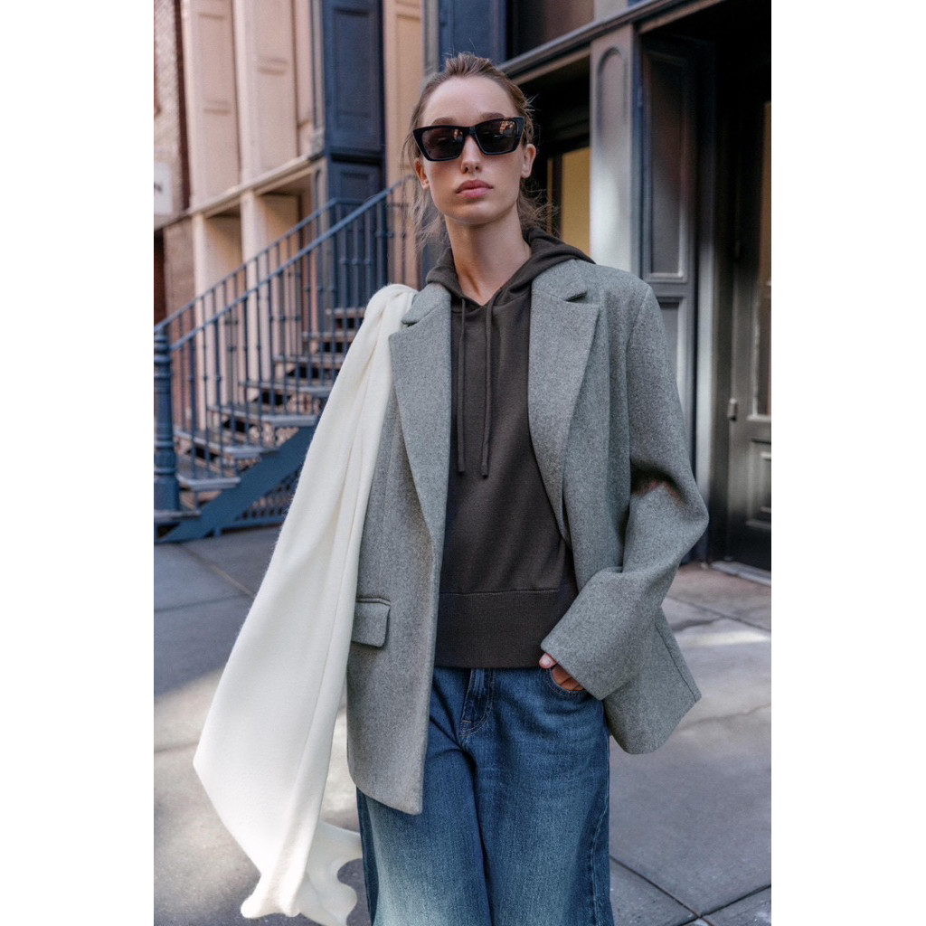 Z A R A Soft Coat เสื้อโค้ท ผ้านิ่ม งานแท้ งานใหม่ ชนช้อป