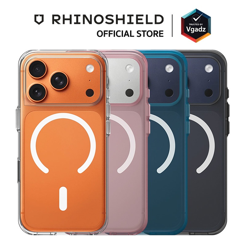 Rhinoshield เคสสำหรับ iPhone 17 Pro / 17 Pro max รุ่น Clear with Camera Button (Magnetic)
