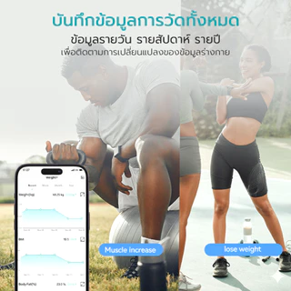 Simple Health เครื่องชั่งน้ำหนักดิจิตอล Body Composition Scale 14ตัวชี้วัดสุขภาพ รับประกัน 1ปี