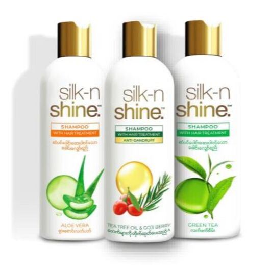 Silk-N Shine Smooth & Silky Shampoo with Hair Treatment (Hair Cleaning Product)