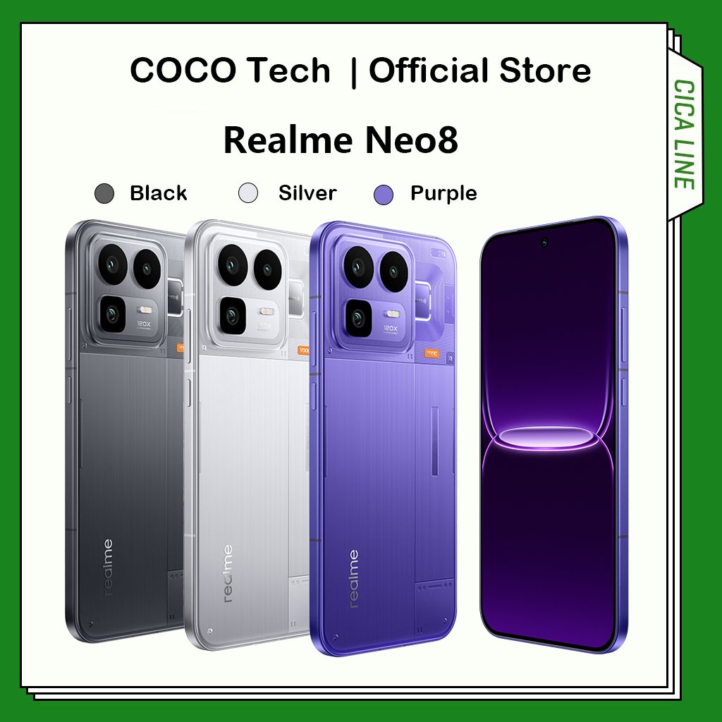 Realme Neo8 Snapdragon 8 Gen 5 8000 mAh 80W Realme Neo7 Mediatek Dimensity 9300+ 6.78 inch