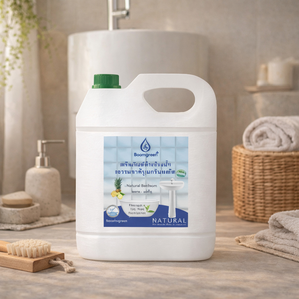 [ไบโอไบรท์] บูมกรีนพลัสน้ำยาล้างห้องน้ำธรรมชาติ สูตรเอนไซม์ผลไม้ (Natural Bathroom Liquid Cleanser) (ขนาด 5,000 มล.) - รูปที่ 2