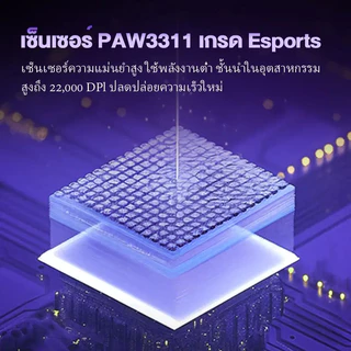 Baby Mali เมาส์เกมมิ่งไร้สาย PAW3311 แบบ 3 โหมด (Tri-Mode) ความละเอียด 22000 DPI เมาส์น้ำหนักเบา G11