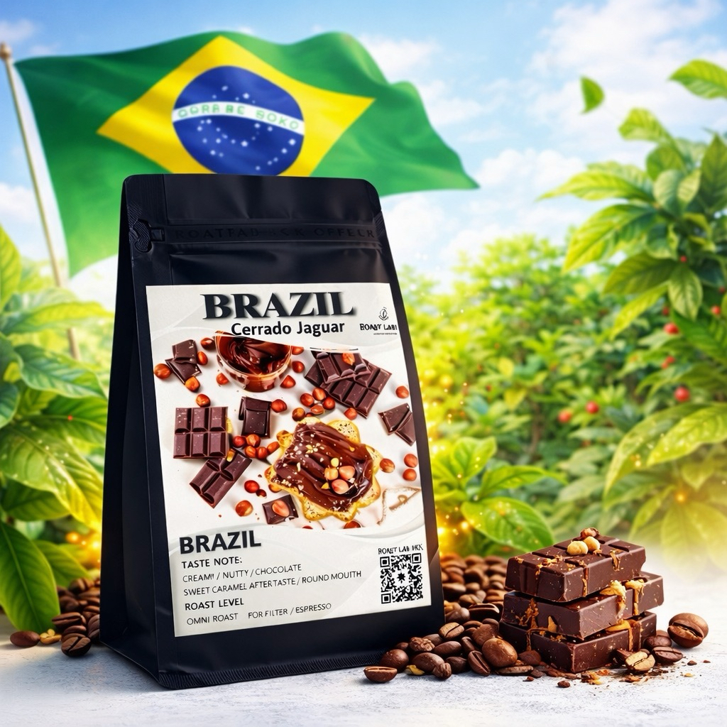 Roast.Lab.BKK เมล็ดกาแฟคั่ว Brazil Cerrado Jaguar Pulped Natural process - รูปที่ 4