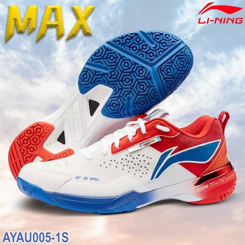 【 ของแท้ 💯% 】รองเท้าแบดมินตันหลี่ BladeX DF-01 Max 2024 Paris Olympic สีขาว (AYAU005-1)
