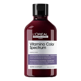 L'Oreal Professionnel Vitamino Color Spectrum Shampoo แชมพูม่วงหักล้างประกายเหลือง ล็อคสีผมยาวนาน 100 วัน 300ml