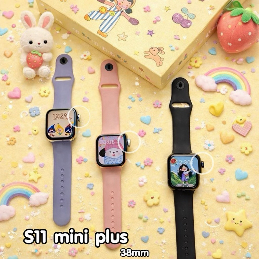 ZMZ S11 MINIplus  38mm โทรรับสาย แจ้งเตือนข้อความ สาย 4 เส้น Bluetooth รองรับทุกระบบ สำหรับคนแขนเล็ก