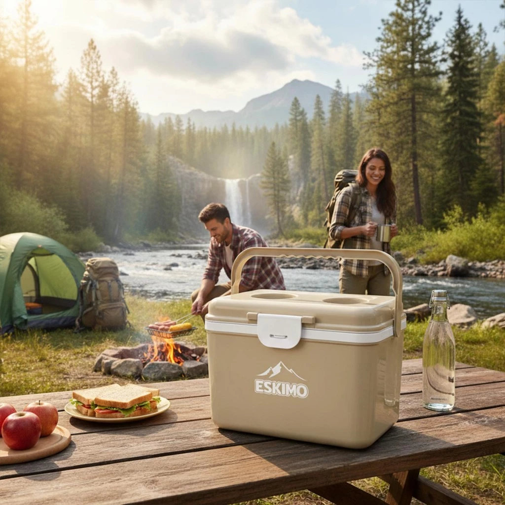 ESKIMO กระติกเก็บความเย็น 9 ลิตร และ 22.5 ลิตร กระติกน้ำ สำหรับเดินทาง ท่องเที่ยว กระติกแคมป์ เก็บเย็นนาน KC900/KC2250 thumbnail 6