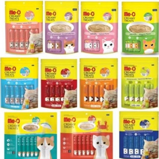 Me-O Creamy Treat มีโอ ครีมมี่ ทรีต ขนมแมวเลีย [แพ็ค 20ซอง]*…