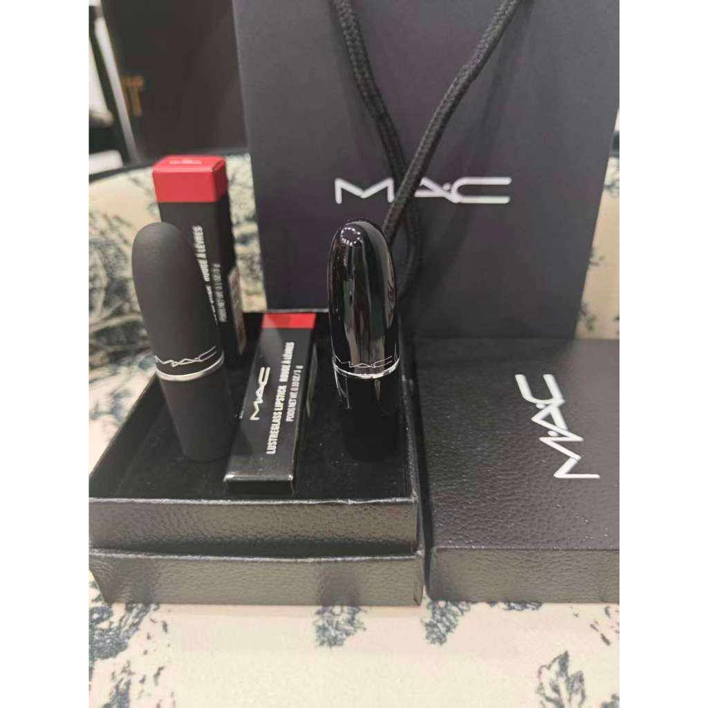 แมค ลิปสติก MAC Powder Kiss Lipstick #314 #316 #923 #930 ลิปmac เนื้อMatte 3g ลิป ลิปสติก