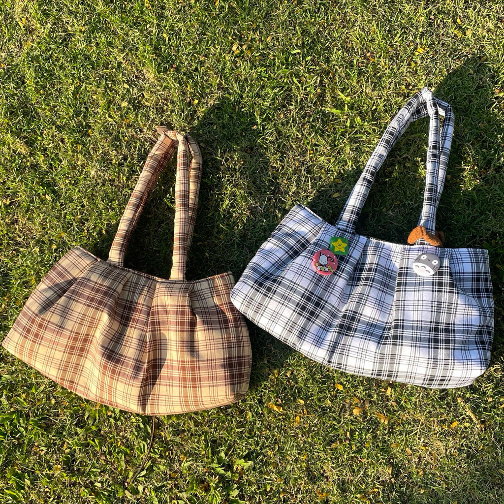 Scottie Totebag (⁠づ⁠￣⁠ ⁠³⁠￣⁠)⁠づ กระเป๋าผ้าลายสก็อต