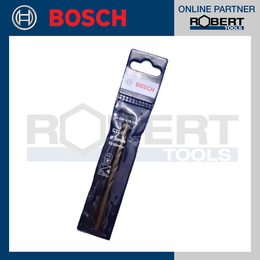 Bosch รุ่น 2608578114 ดอกเจาะปูน ก้านกลม CYL 2 : 3 x 30 / 60 มม. (1ชิ้น) - รูปที่ 2