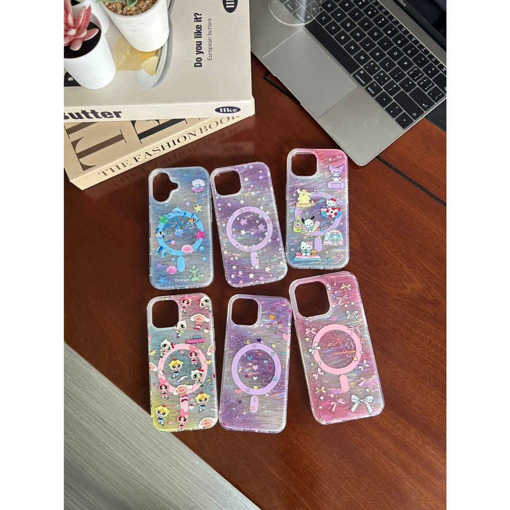AD410 New case Sat1 เคสหินอ่อนกากเพชร งานแม่เหล็ก สำหรับI13-17PM กันกระแทกอย่างดี สินค้าพร้อมจัดส่งจ