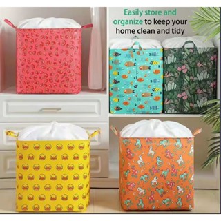 กระเป๋าเก็บของ ถุงเก็บเสื้อผ้า ถุงเก็บผ้านวมความจุขนาดใหญ่ ก…