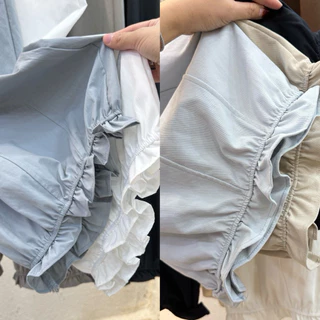 Reallyshops #9332 #9379(K) กางเกงขาบอลลูนยาว เอวยางยืด ผู้หญิง พร้อมส่ง