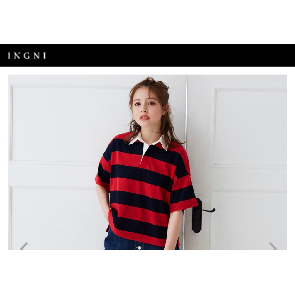 INGNI Short Polo Rugby Shirt