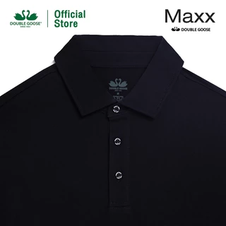 ห่านคู่ เสื้อโปโล ปกเชิ้ต สีดำ รุ่น Maxx