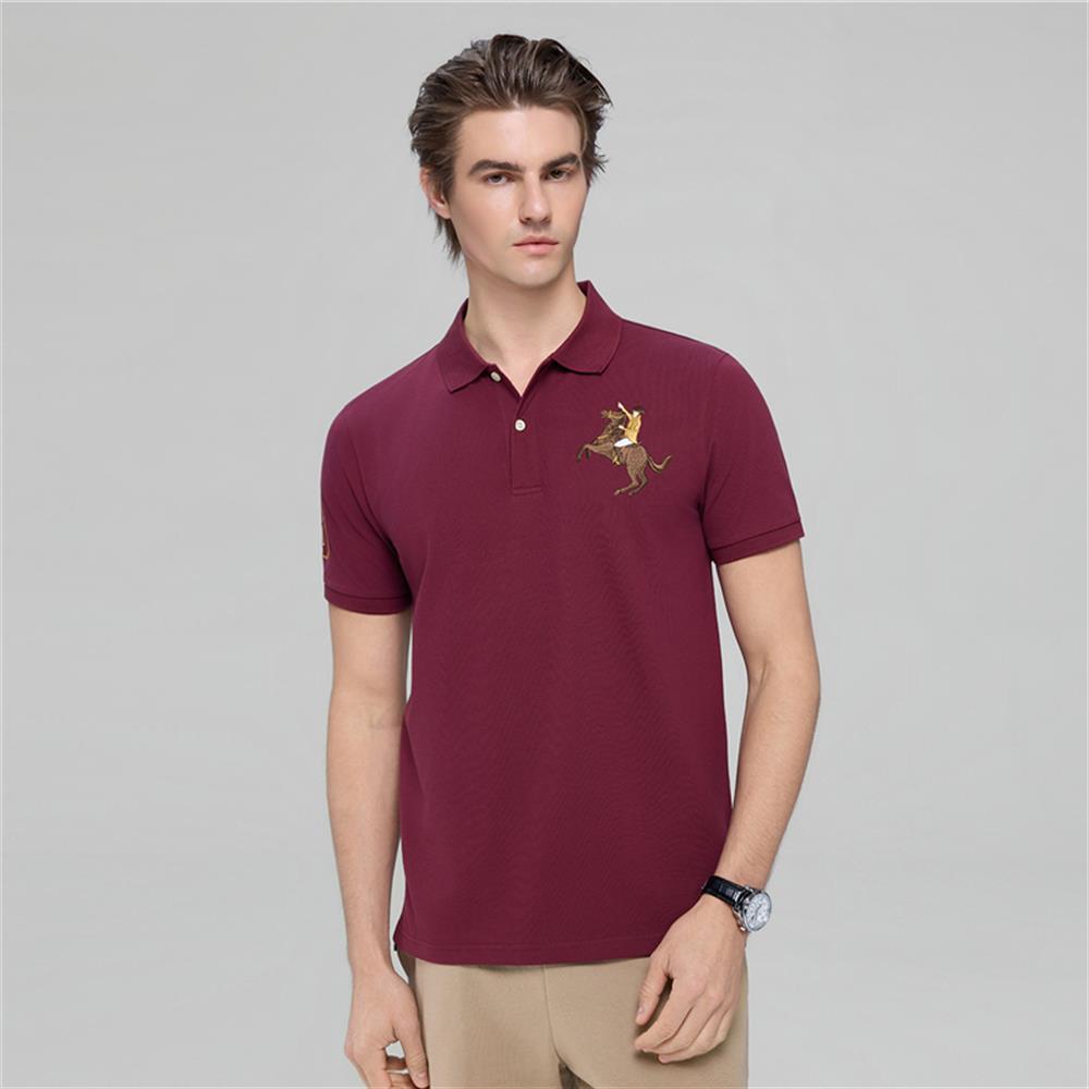 GIORDANO เสื้อโปโลผู้ชาย Men's Slim Napoleon Polo 01016210