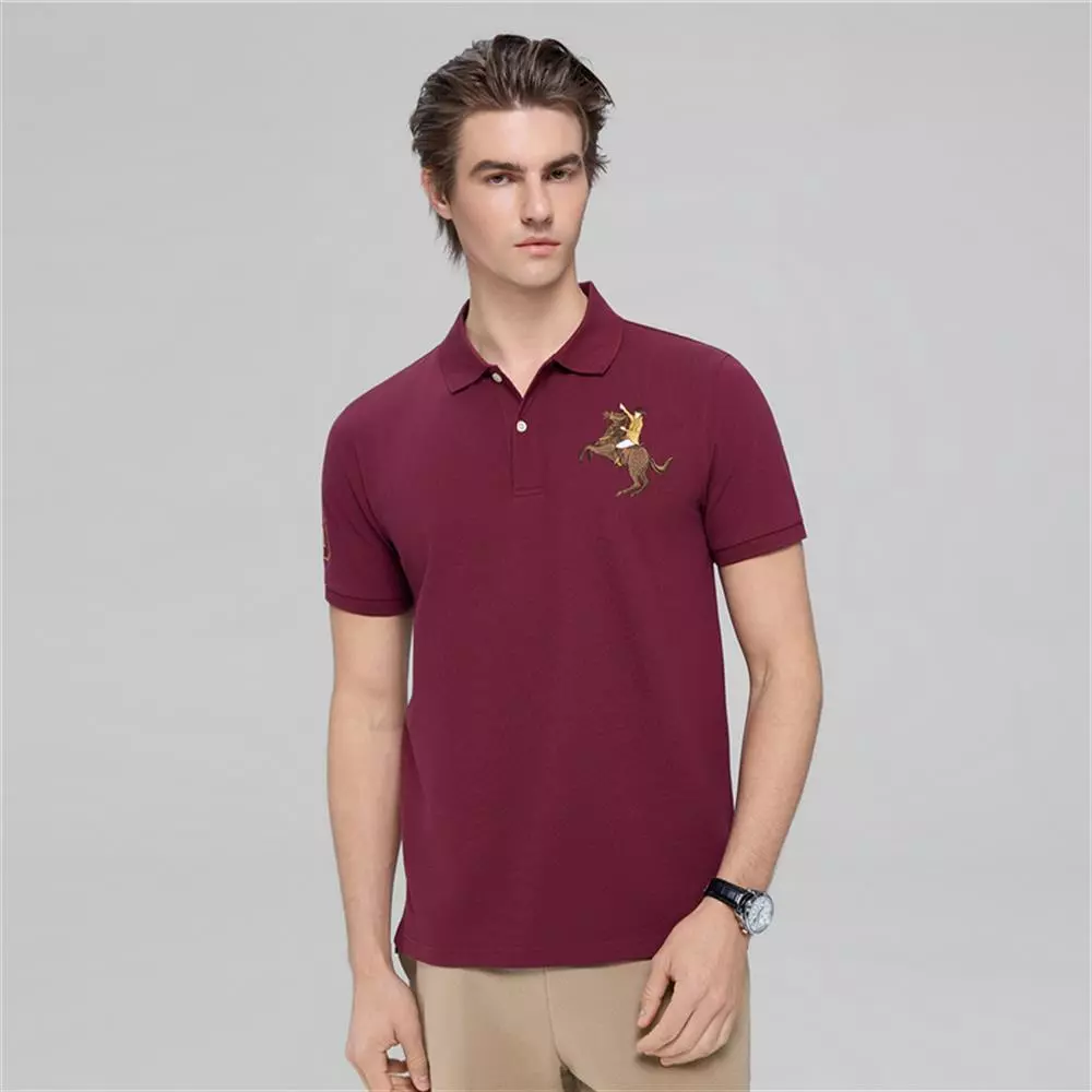 GIORDANO เสื้อโปโลผู้ชาย Men's Slim Napoleon Polo 01016210
