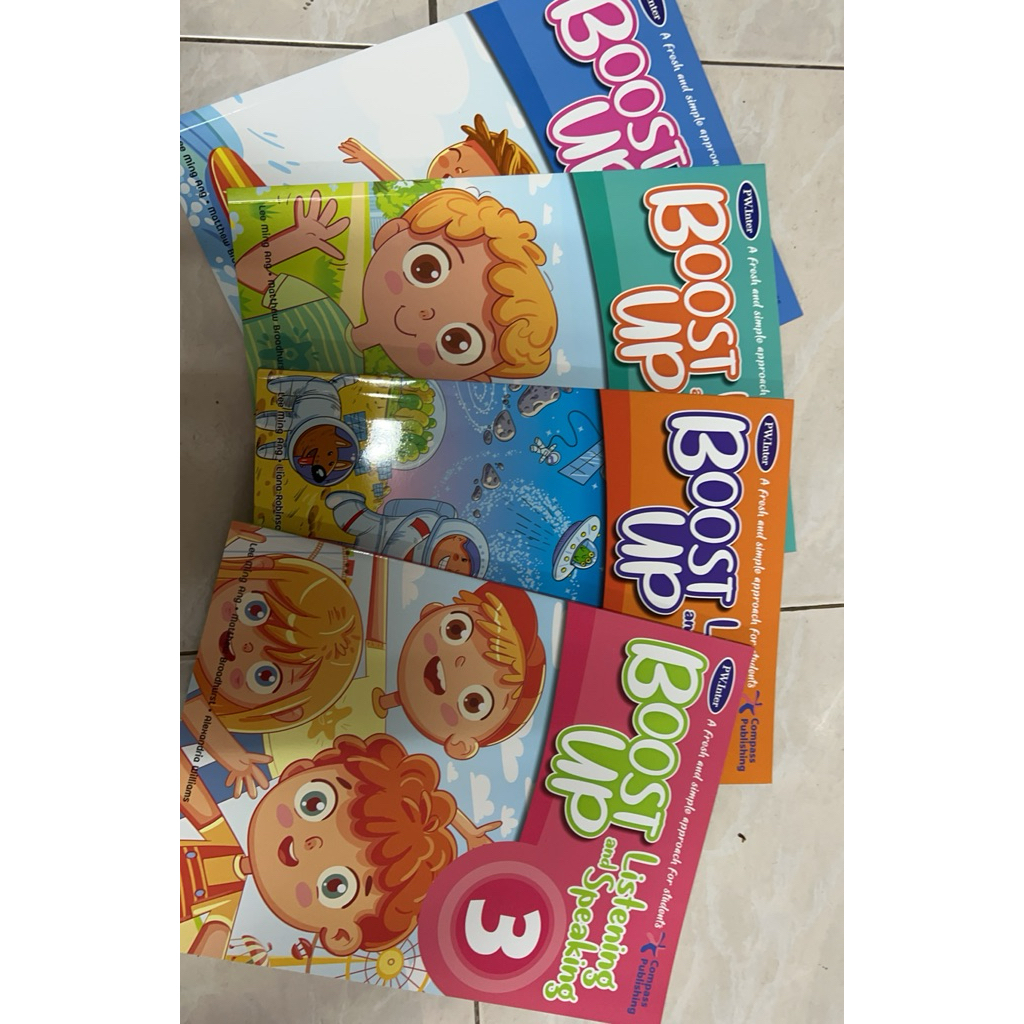 boost up listening and speaking ไม่มีขีดเขียนค้างสต๊อก